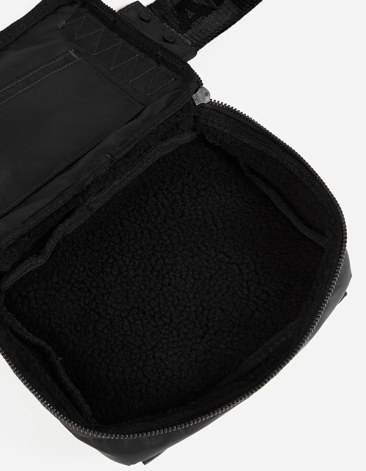9633 Maharishi Mini Travel Waist Bag  420D Nylon Black