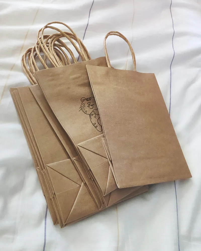 Aocass gift bag,Paper Bags with Handles Mixed Size Bags Recyclable Kraft Paper Shopping Bags, Craft Bags, for Gifts, Shopping, Packaging, Merchandise, Grocery and Craft