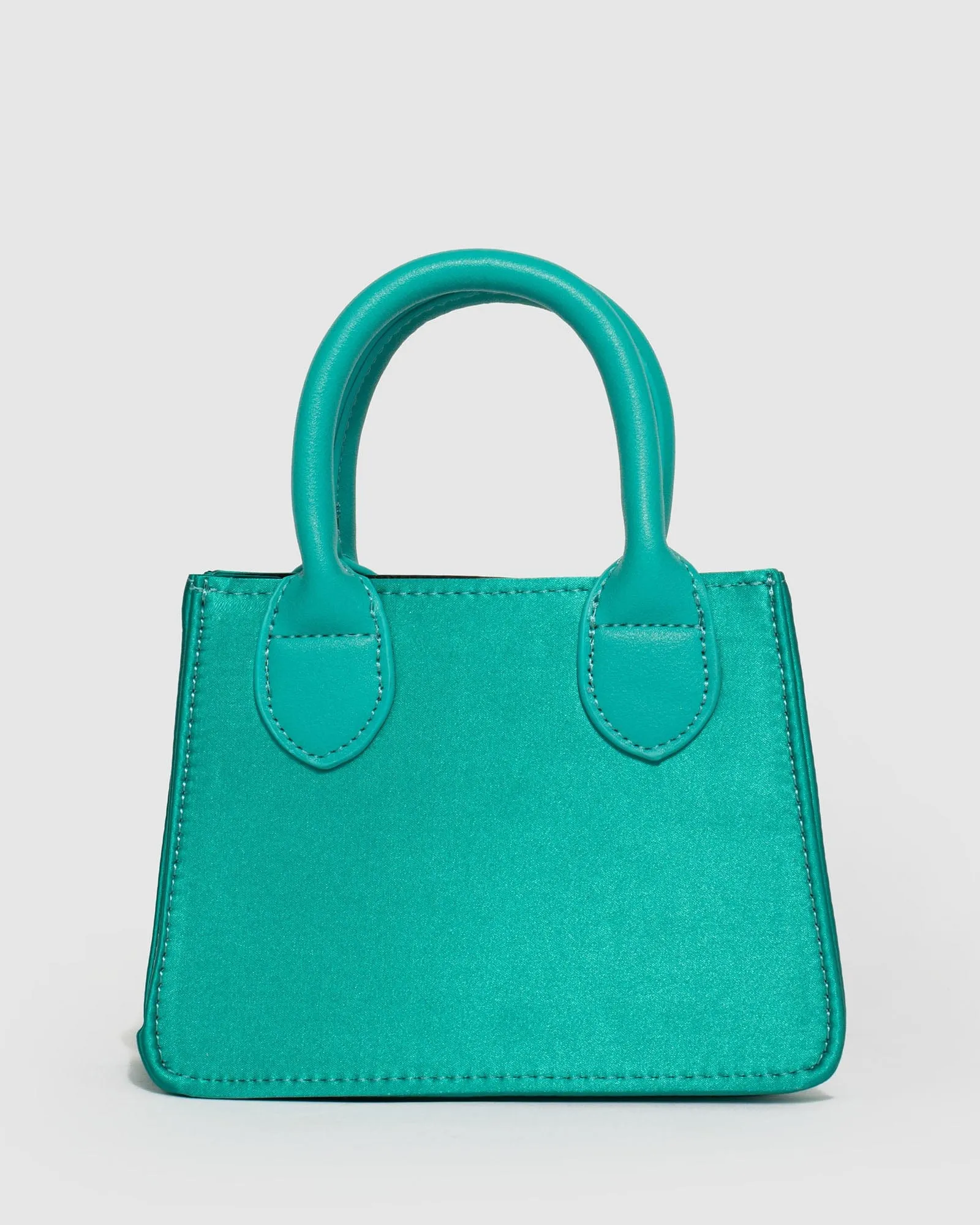 Aqua Sibel Stud Mini Tote Bag