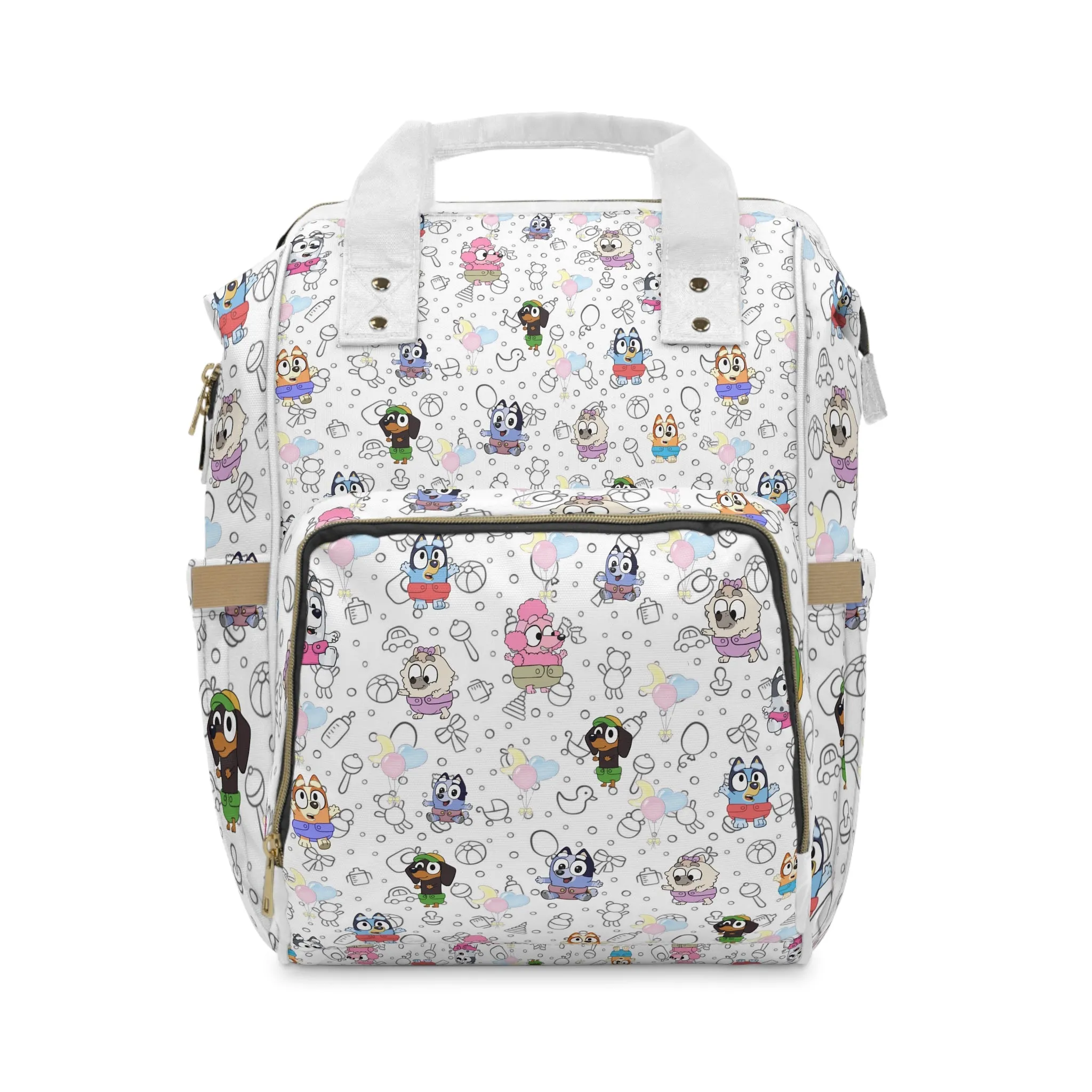 Baby Bluey And Friends Multifunctional Diaper Backpack
