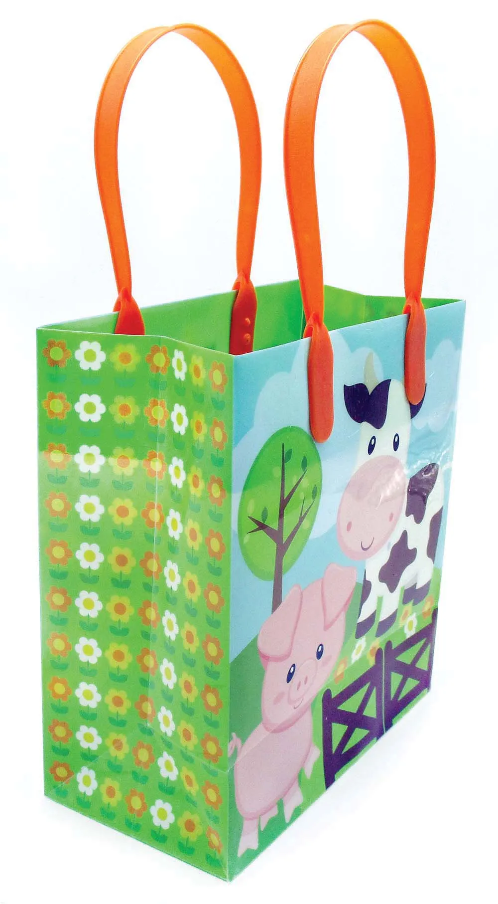 Barnyard Farm Animals Party Favor Treat Bags - Set of 6 or 12