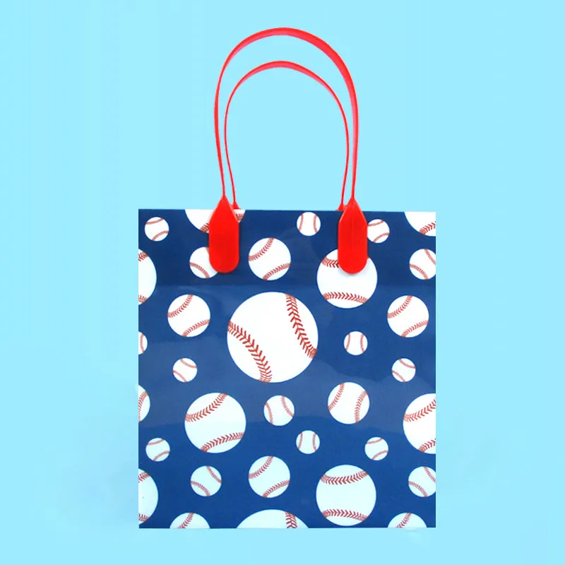 Baseball Party Favor Bags Treat - Set of 6 or 12