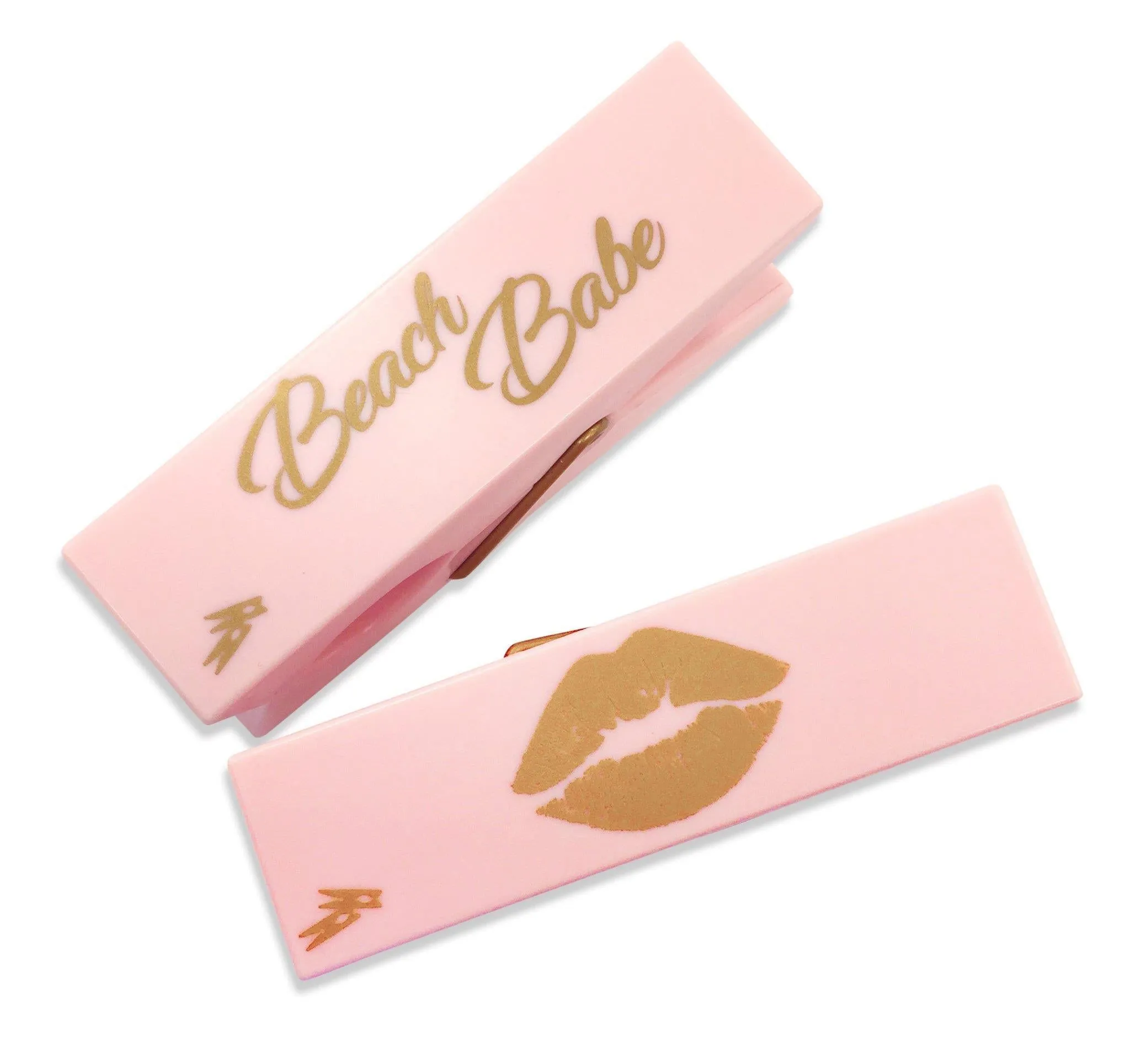Beach Pool Towel Clips Beach Babe Lips Secure Bag Lounge Chair Protection Accessory LogoPeg