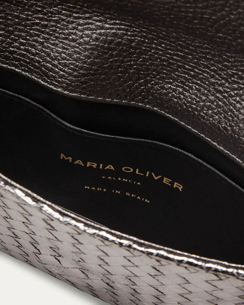 Belena Clutch in Argento