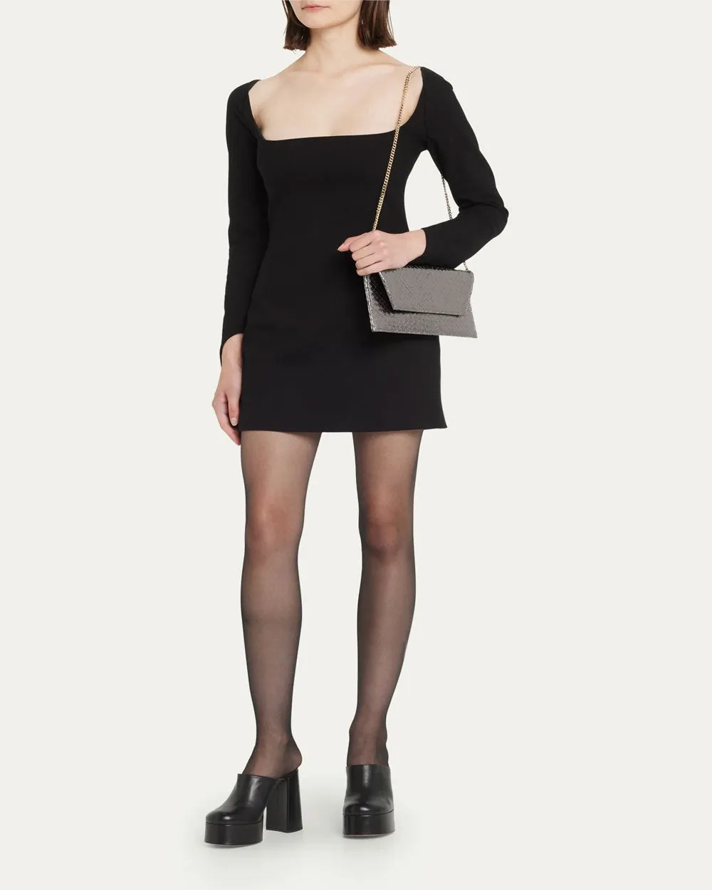 Belena Clutch in Argento