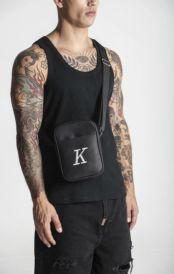 Black K Shoulder Bag