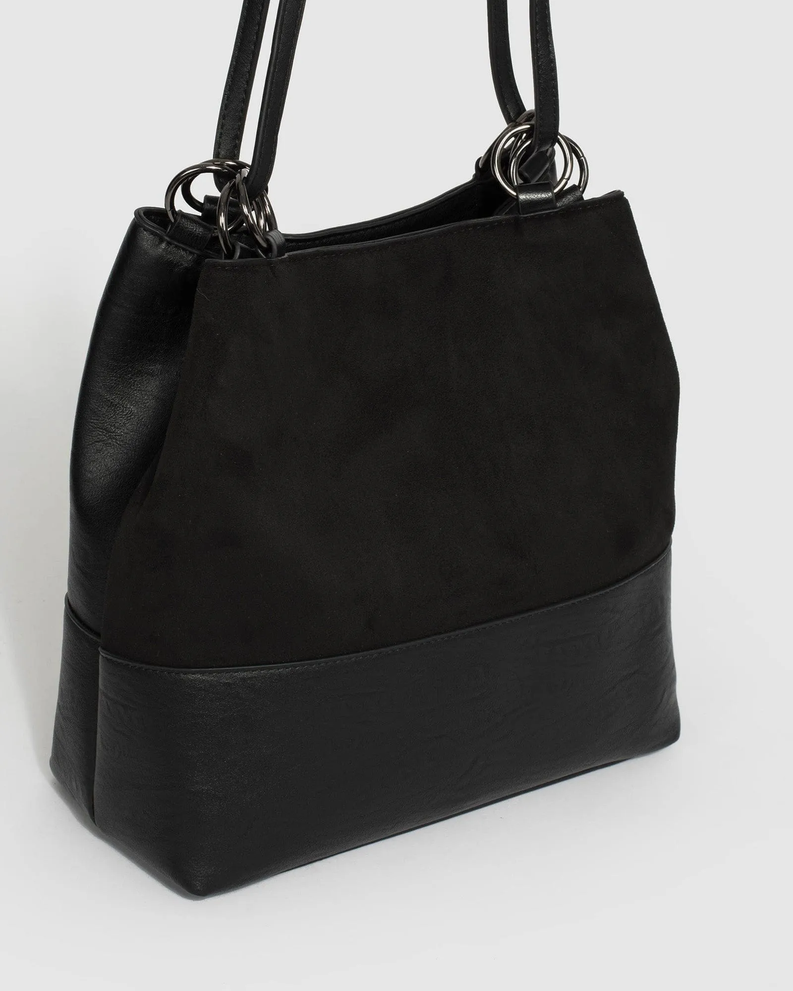 Black Scarlett Slouch Tote Bag