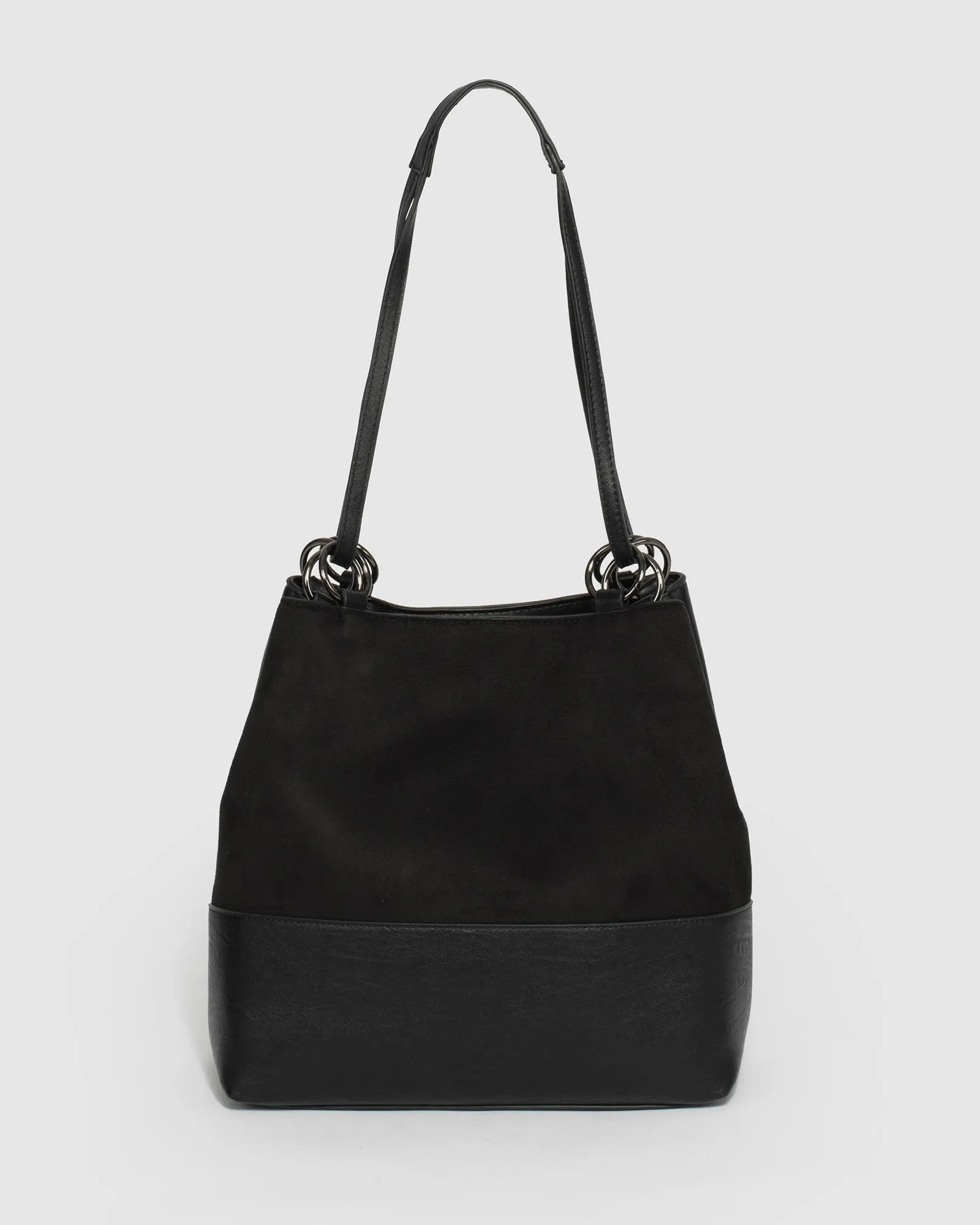 Black Scarlett Slouch Tote Bag