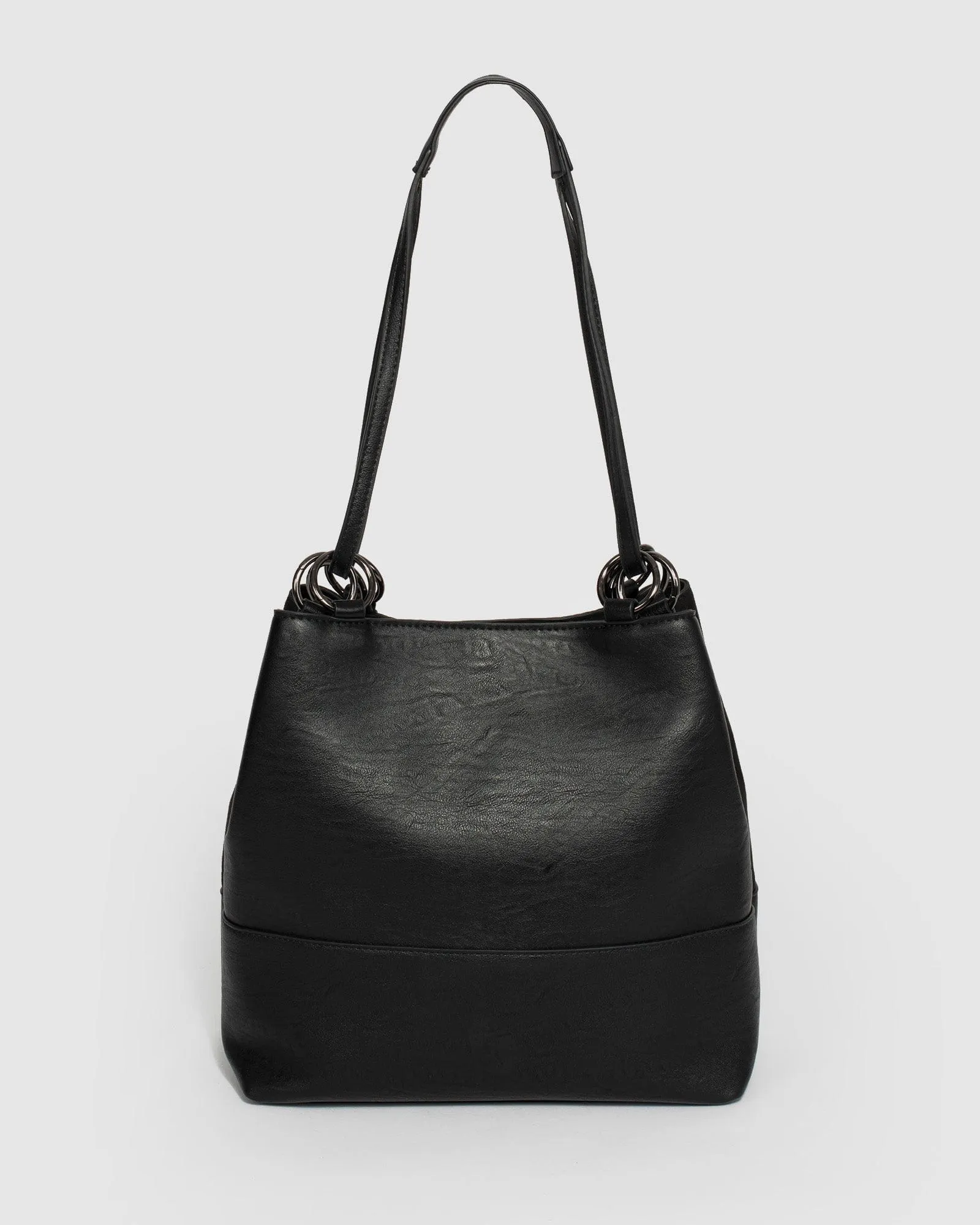 Black Scarlett Slouch Tote Bag