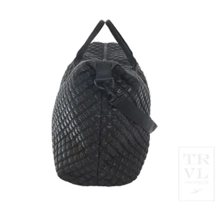 Black with Cheetah Print Liner TRVL Design Overpacker