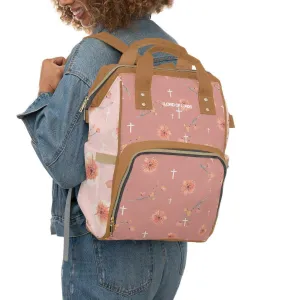 Blessed Floral Diaper Backpack