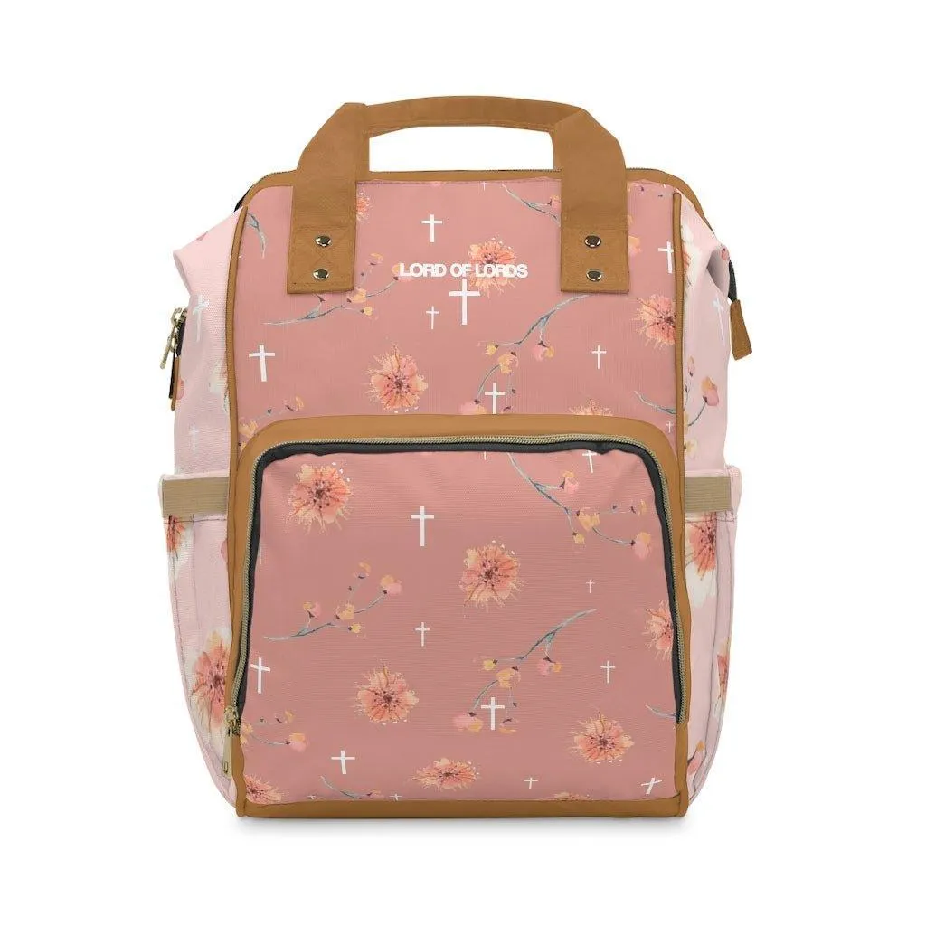 Blessed Floral Diaper Backpack