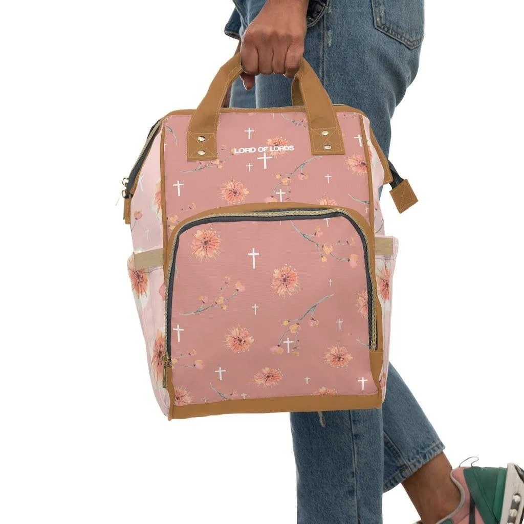 Blessed Floral Diaper Backpack
