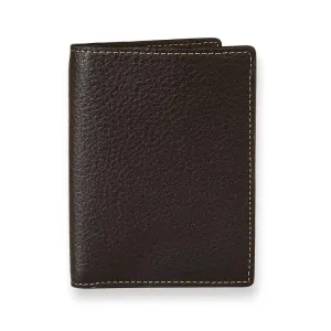 Bomber Jacket Vertical Bi-Fold Wallet