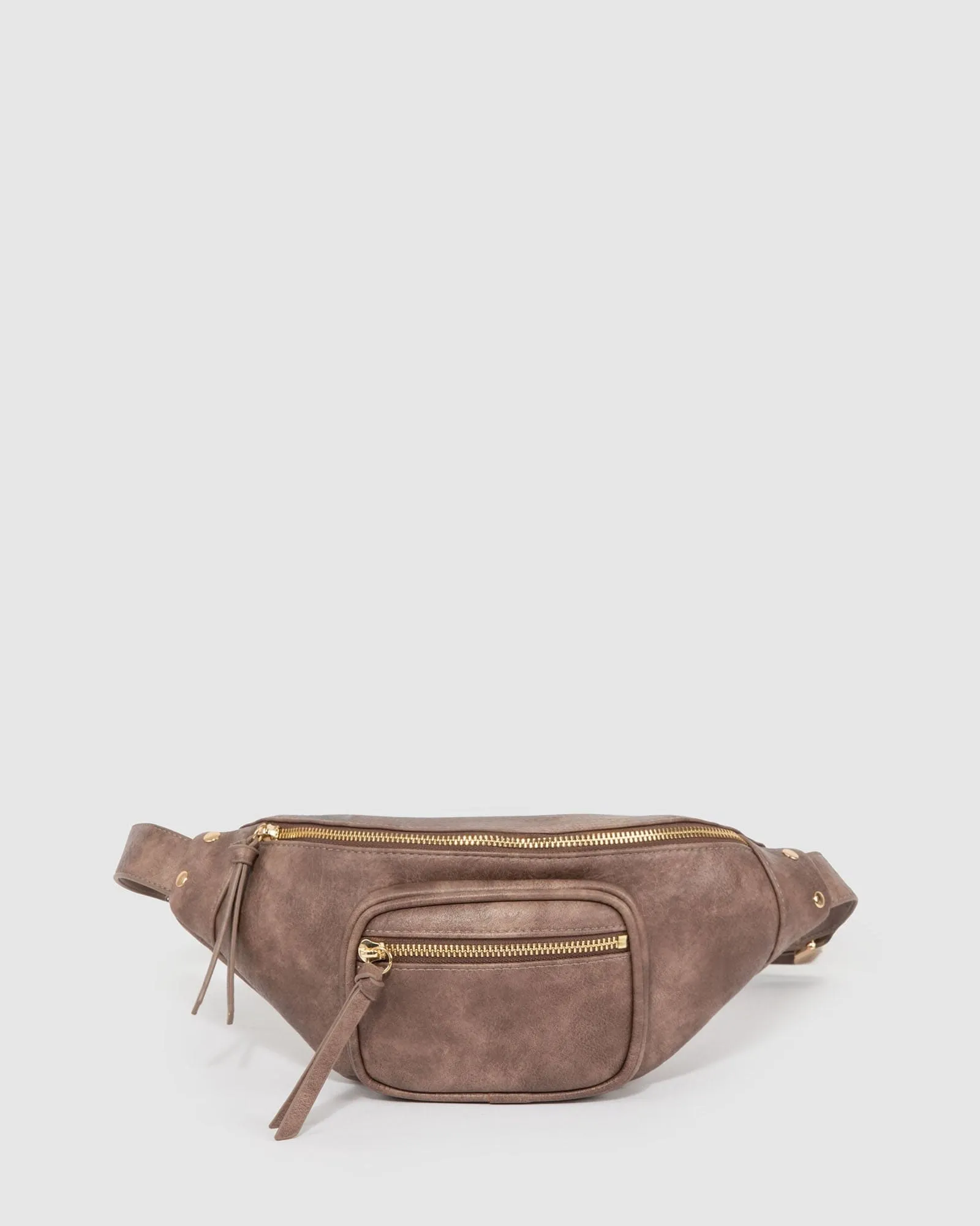 Brown Karla Zip Bum Bag