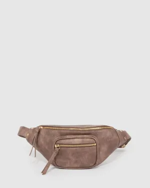 Brown Karla Zip Bum Bag
