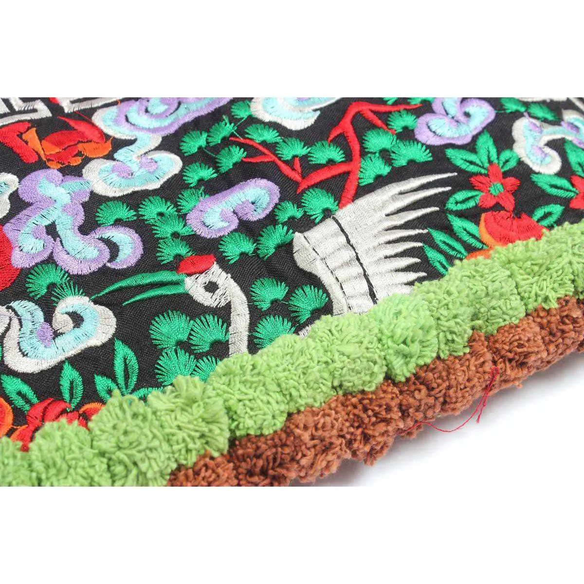 BUNDLE: 5 Piece Two-tone Pom Poms Wristlet Clutch - Thailand