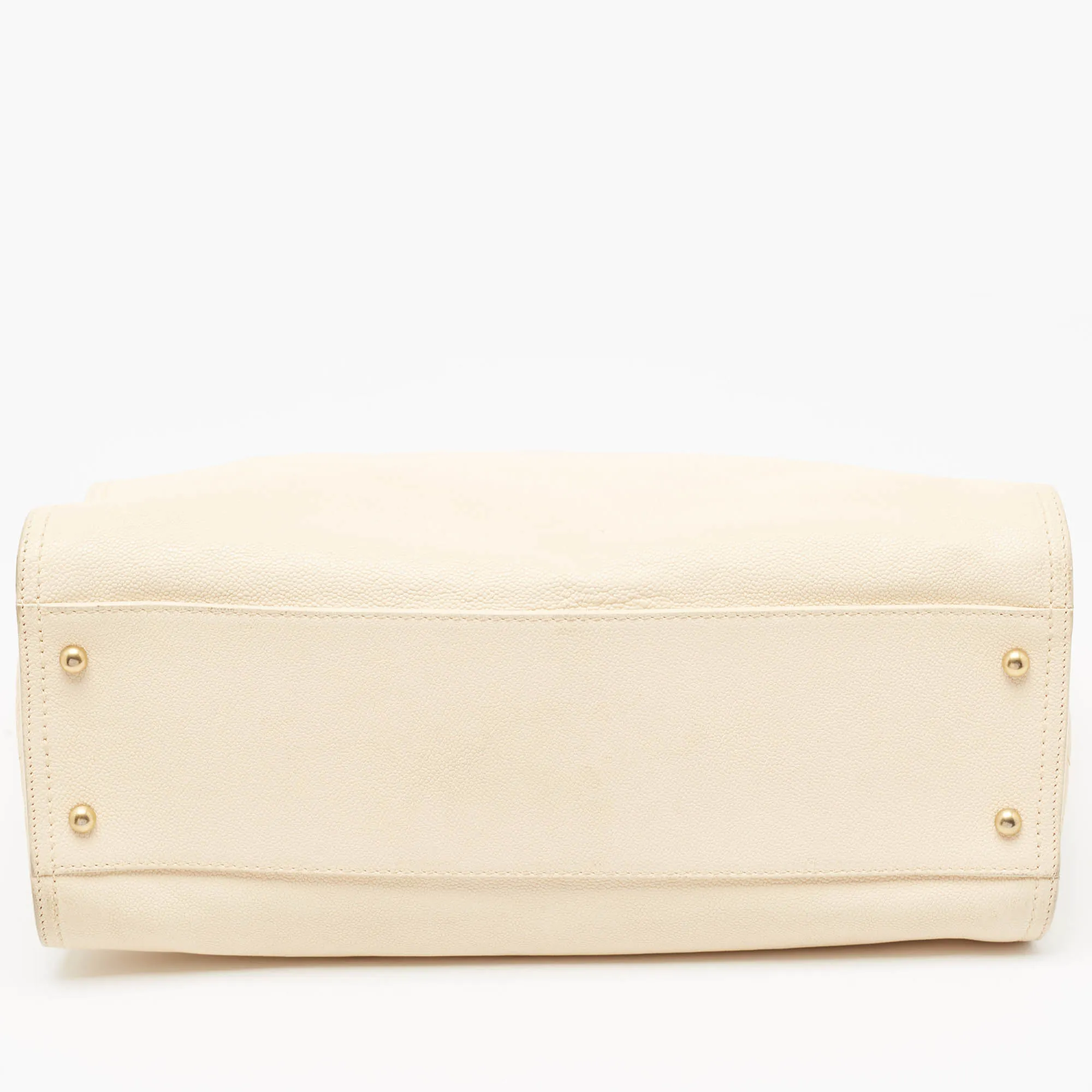 CHANEL Beige Caviar Leather Reissue Large Shopper Tote