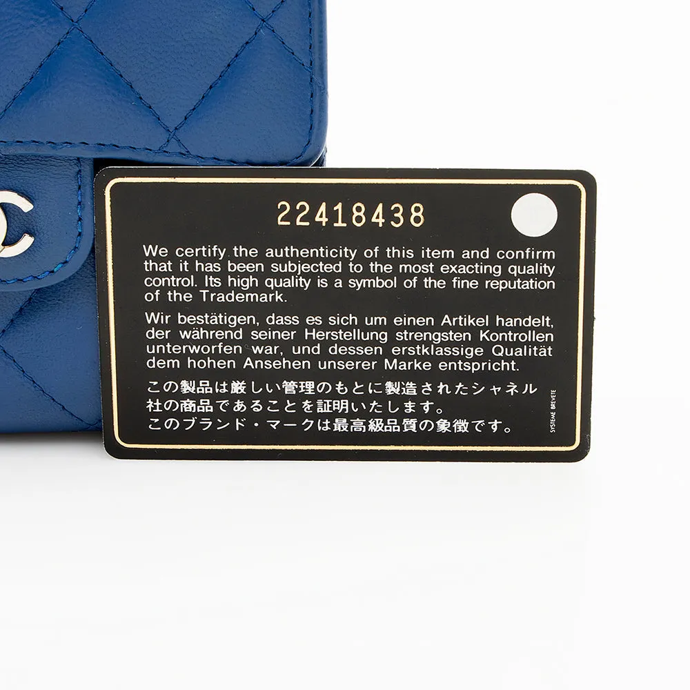 Chanel Quilted Lambskin CC Compact Wallet (SHF-19448)