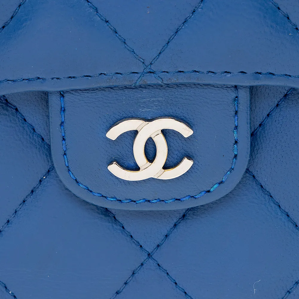 Chanel Quilted Lambskin CC Compact Wallet (SHF-19448)