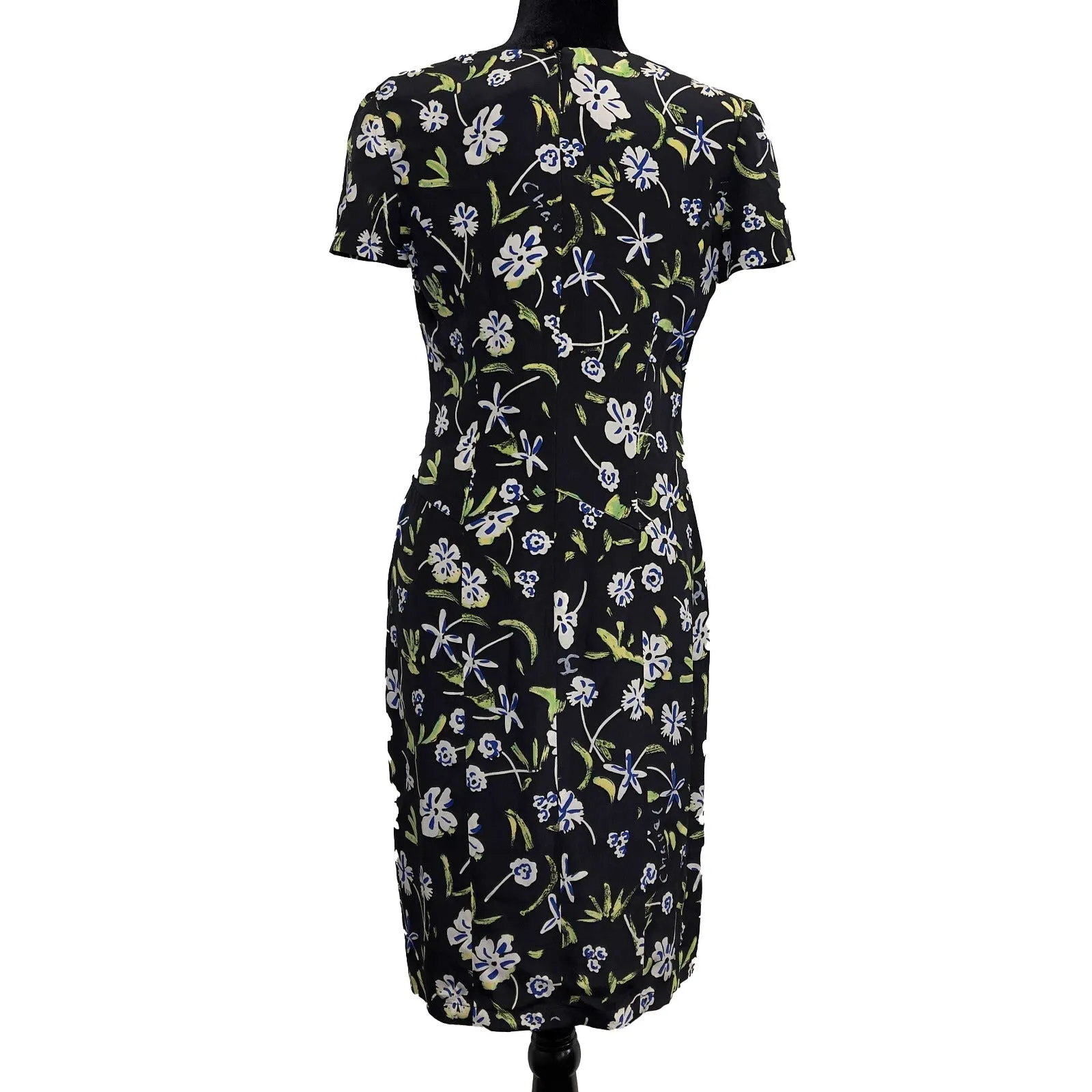 Chanel - Vintage 97P Silk Floral Dress