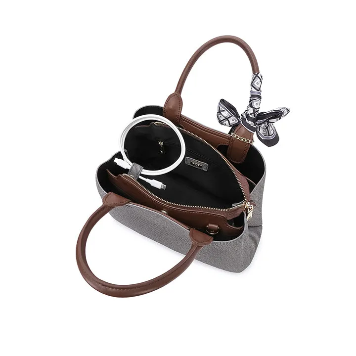 Charming Leather Satchel Bag BD 158