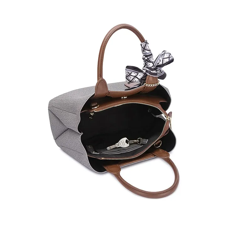 Charming Leather Satchel Bag BD 158