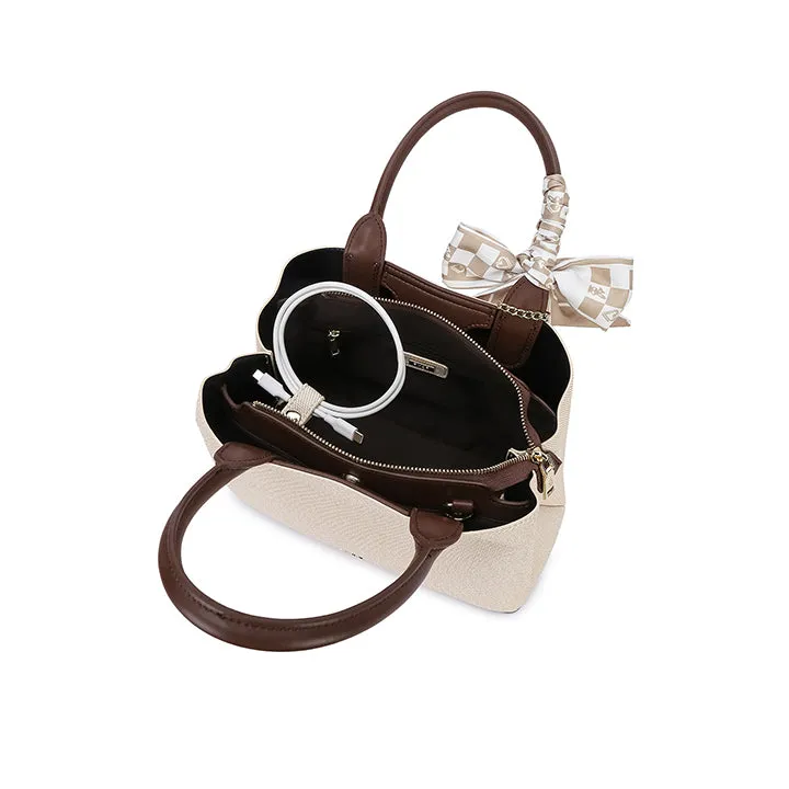 Charming Leather Satchel Bag BD 158