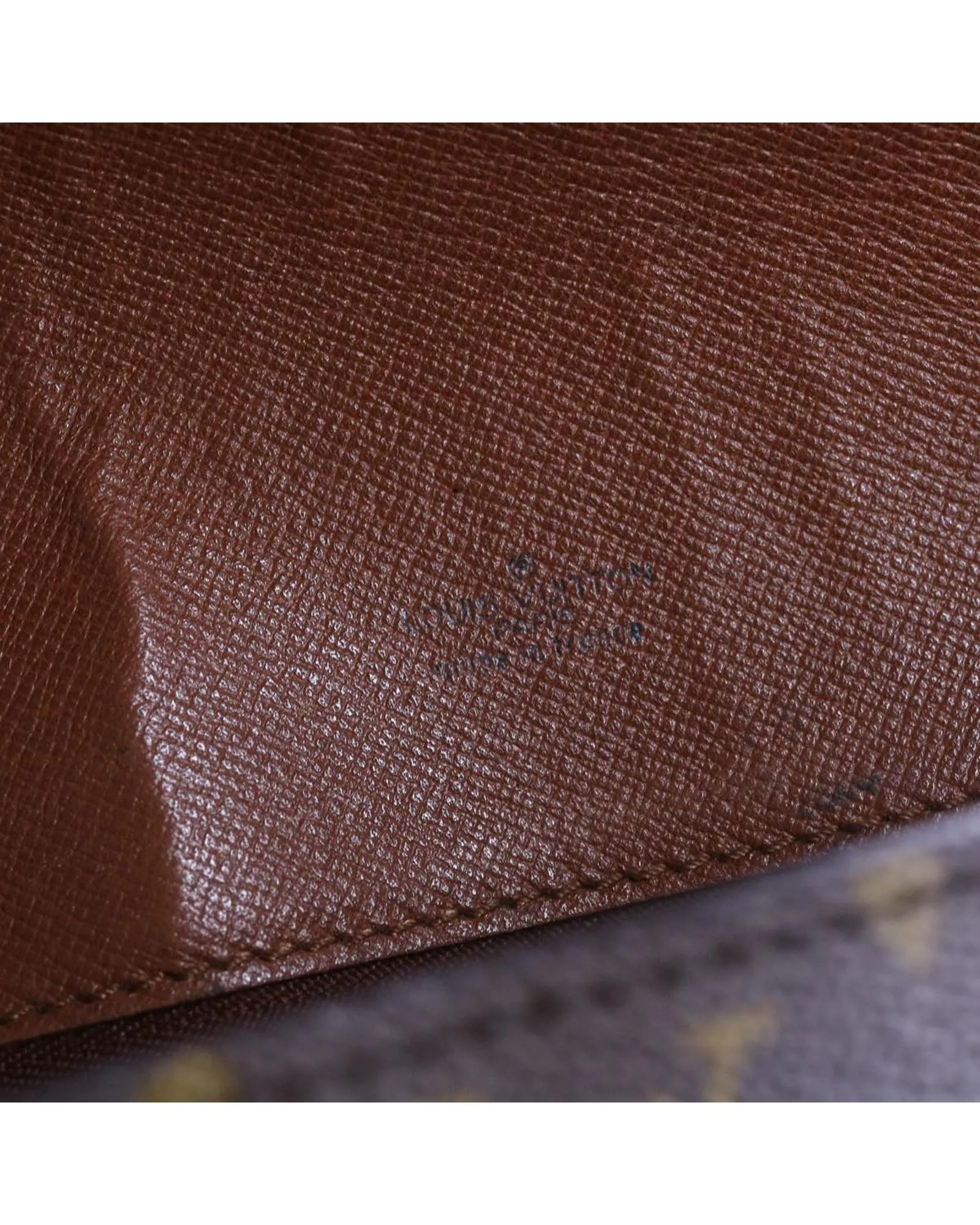 Chic Monogram Shoulder Bag with Flap Closure
