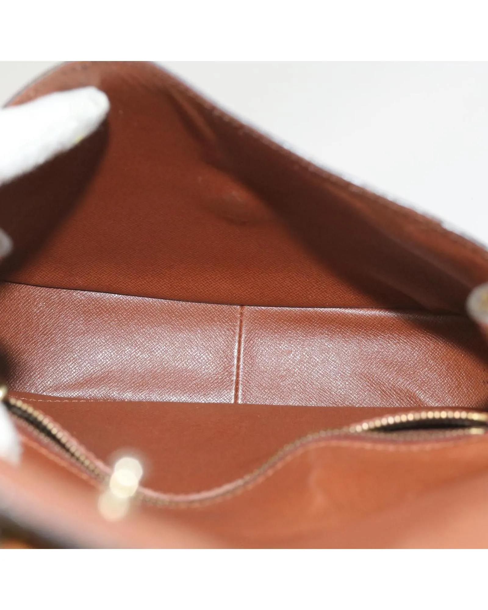 Chic Monogram Shoulder Bag with Flap Closure