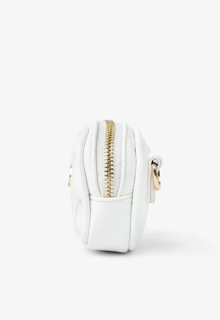 Choice Mini Quilted Cross Body Bag Off White