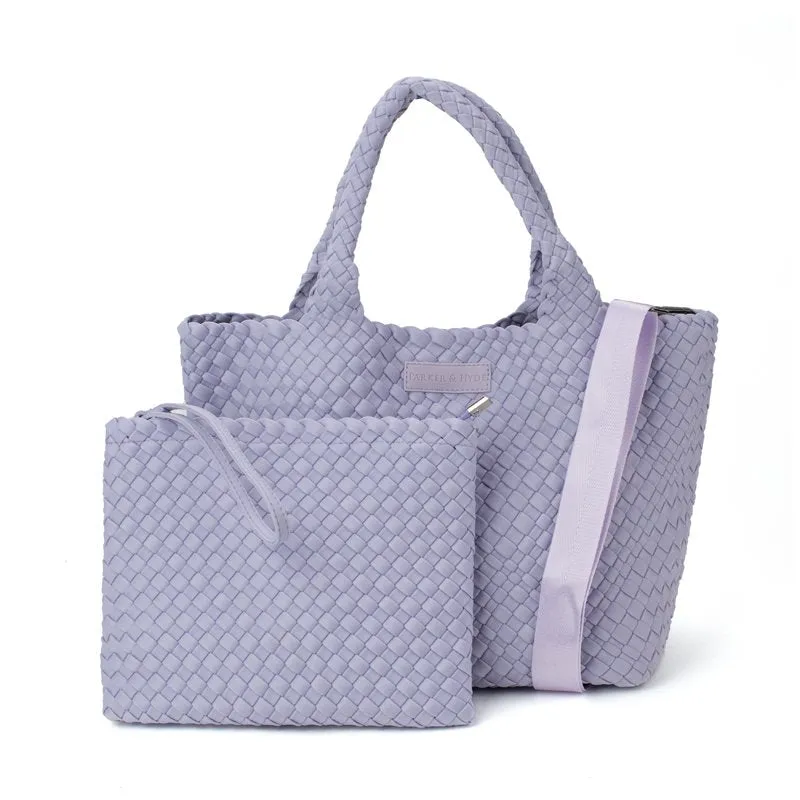 Classic Woven Tote Lilac