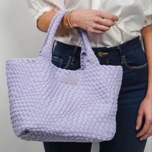 Classic Woven Tote Lilac