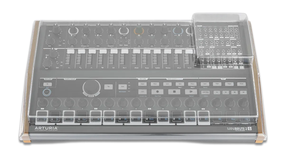 Decksaver DS-PC-MINIBRUTE2S Polycarbonate Cover for Arturia MiniBrute 2S