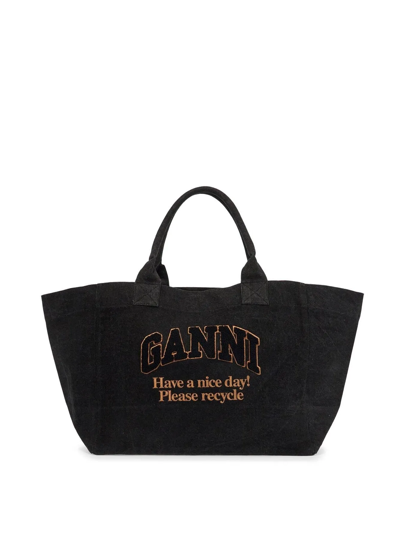 Denim Logo Tote