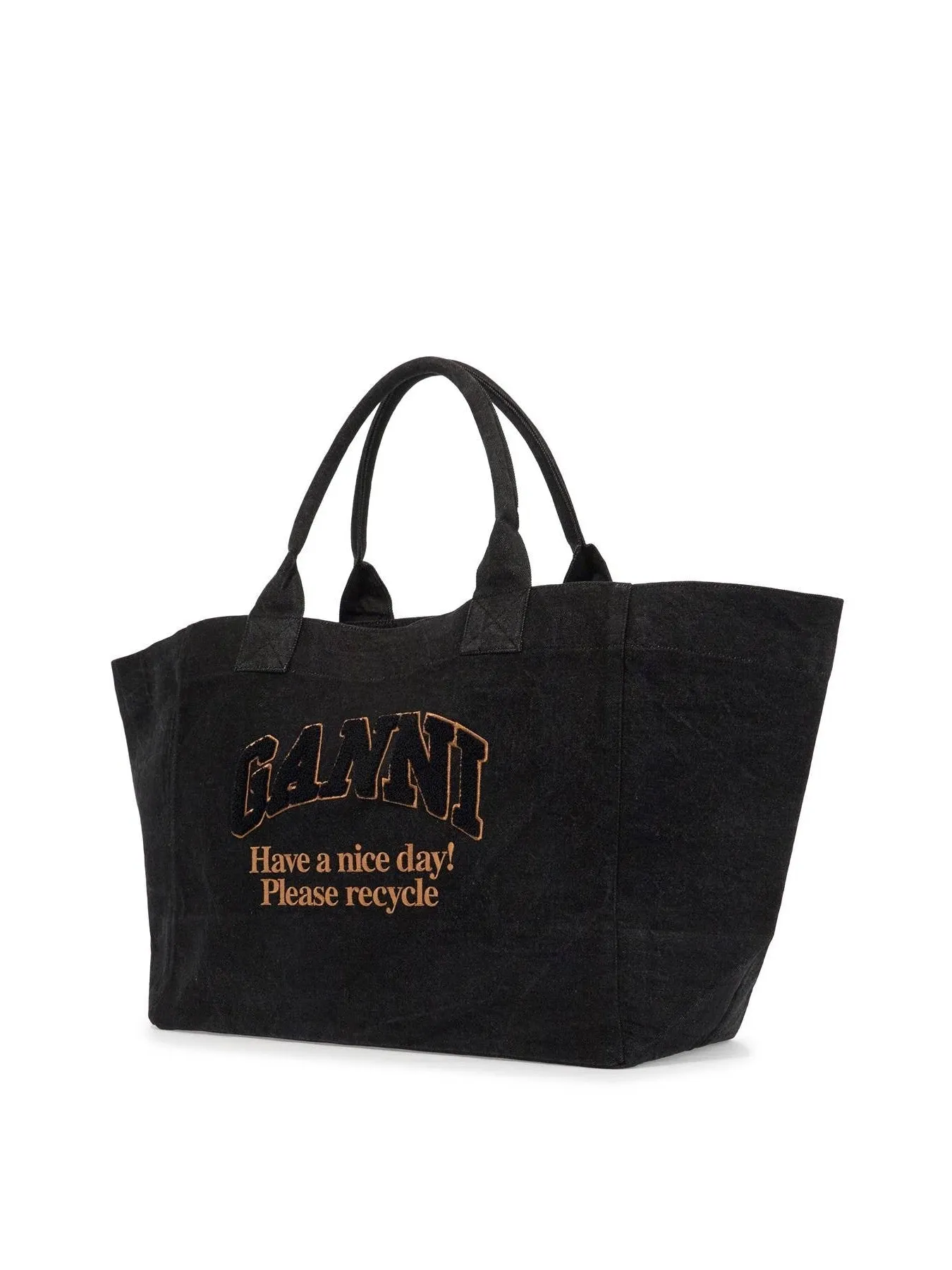 Denim Logo Tote