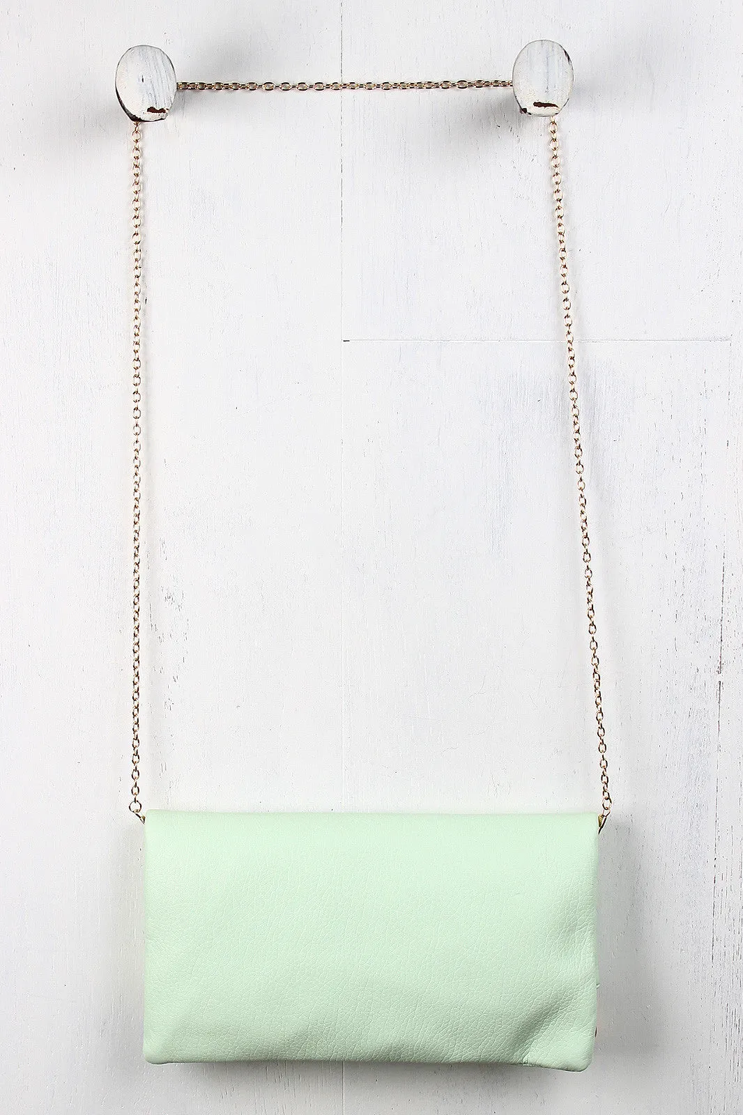 Detachable Chain Flap Clutch Bag