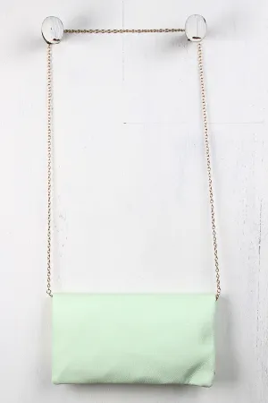 Detachable Chain Flap Clutch Bag