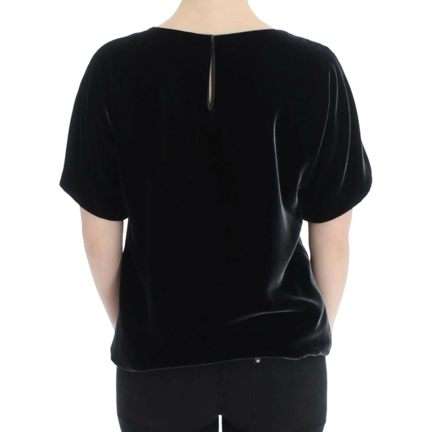 Dolce & Gabbana Enchanting Velvet Short Sleeve Top