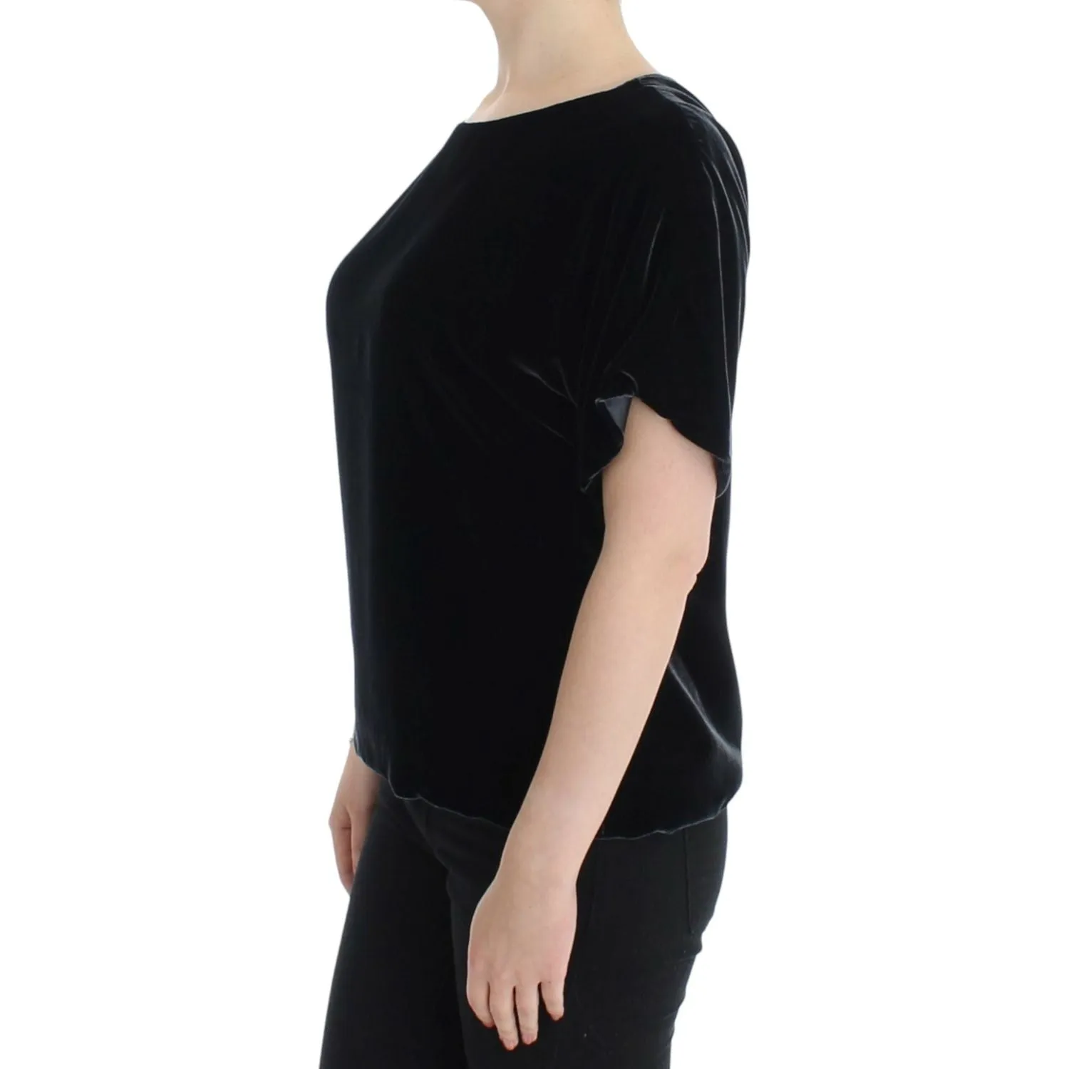 Dolce & Gabbana Enchanting Velvet Short Sleeve Top