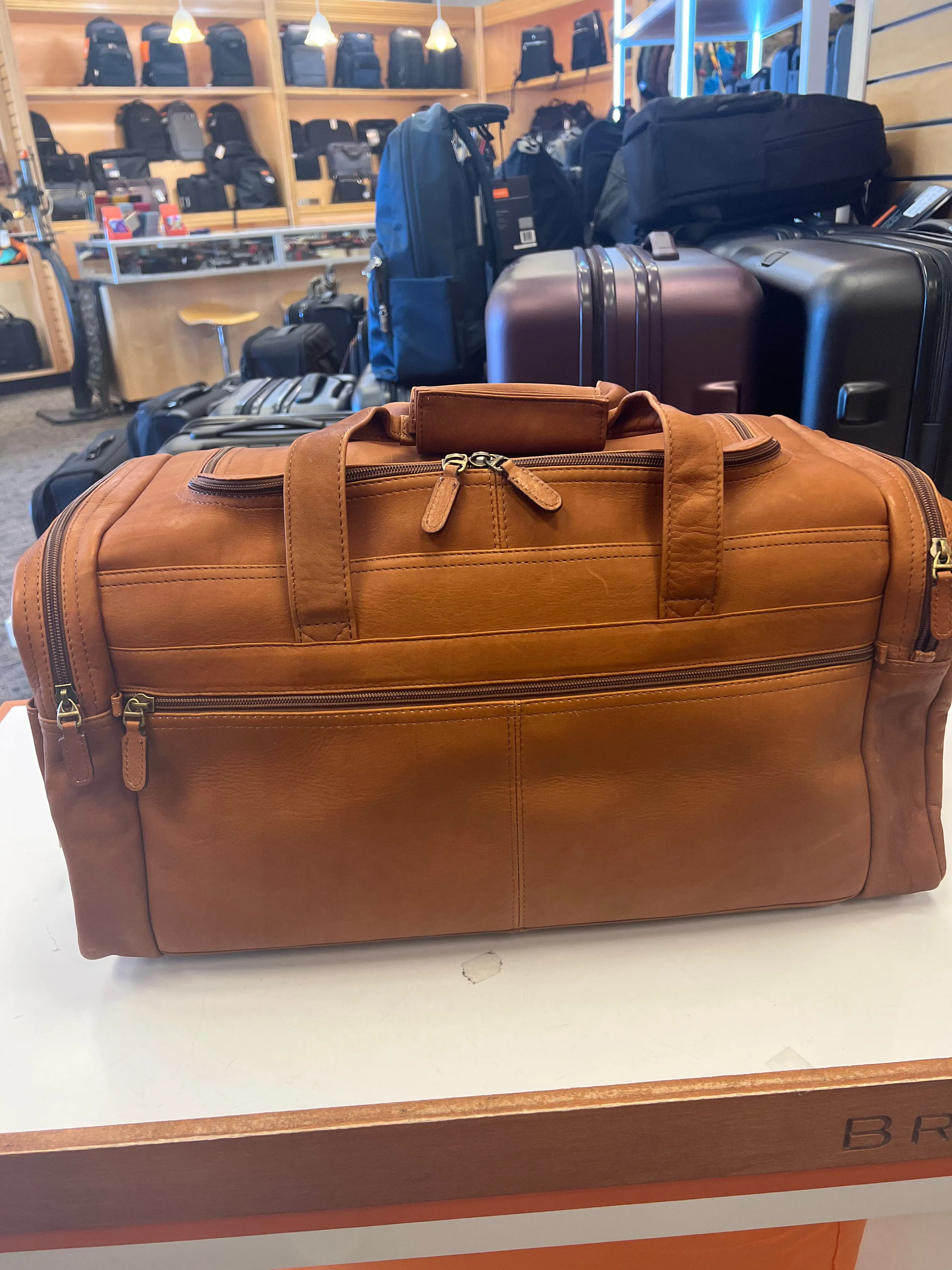 Dorado Leather 21" Duffel- $245
