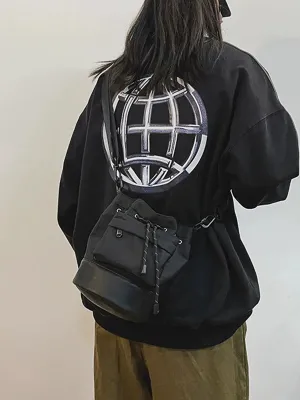 Drawstring Closure Crossbody Bag