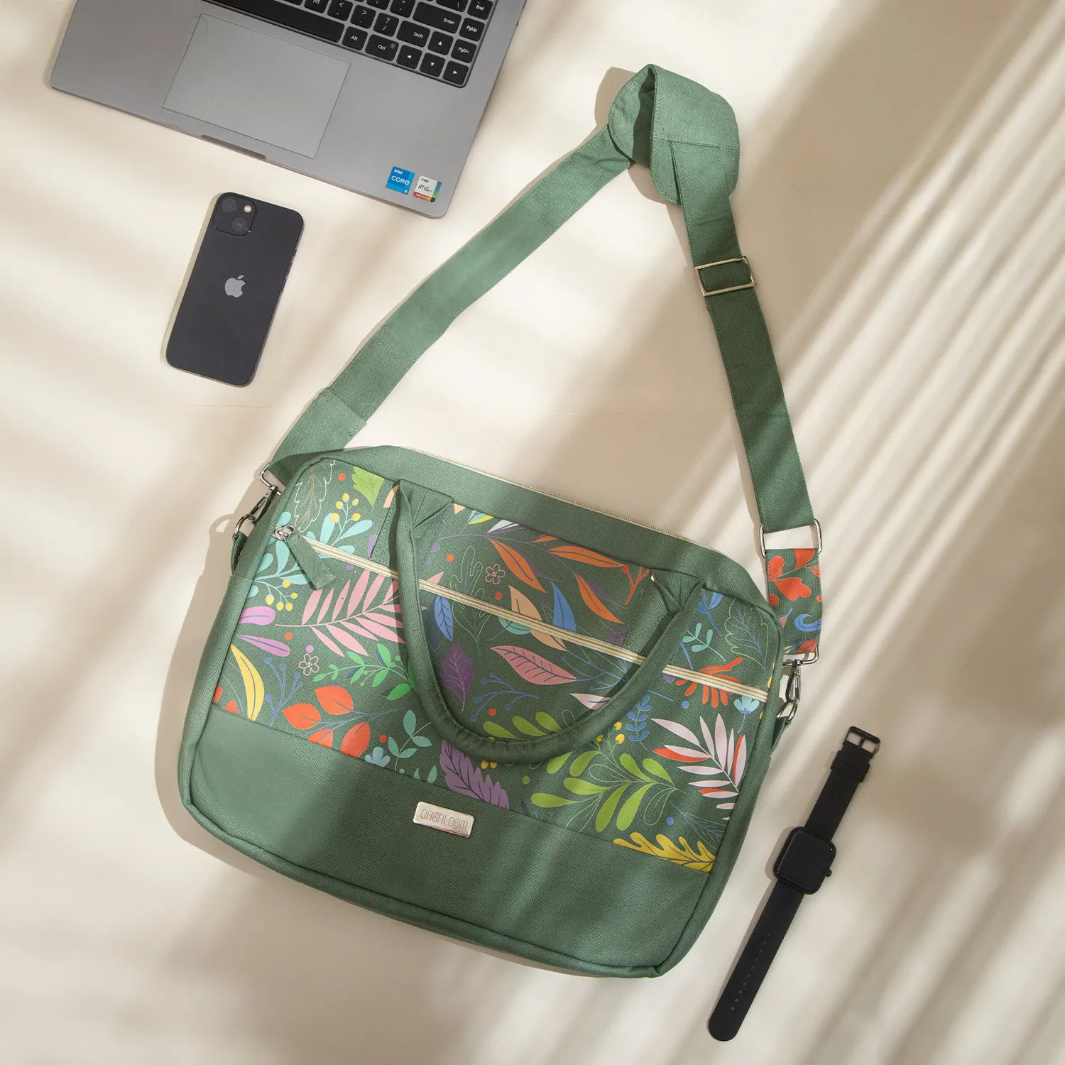 Eco Blossom Laptop Bag  - USE code BAG30 and get FLAT 30% off