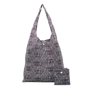 Eco Chic Black Music Shopper