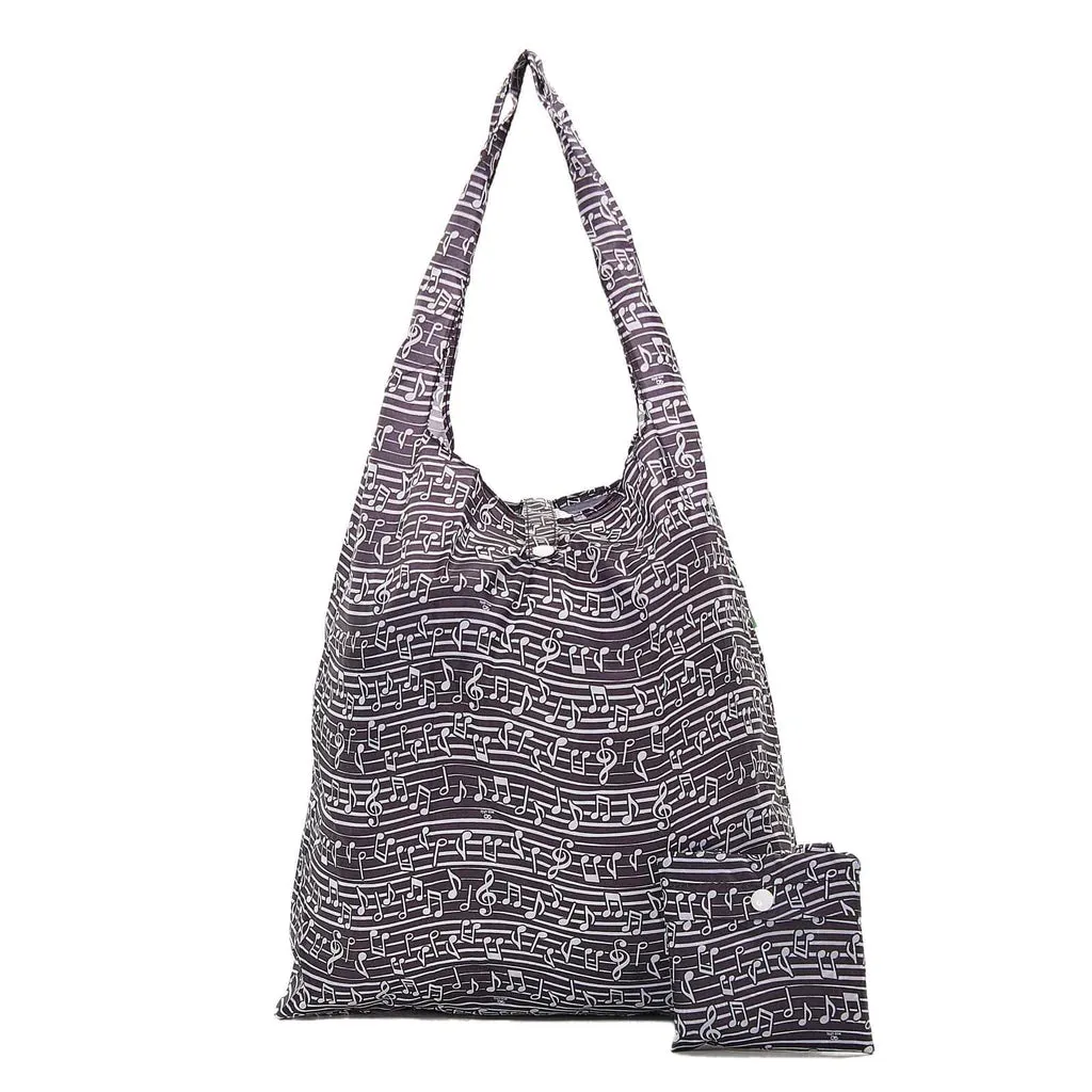 Eco Chic Black Music Shopper
