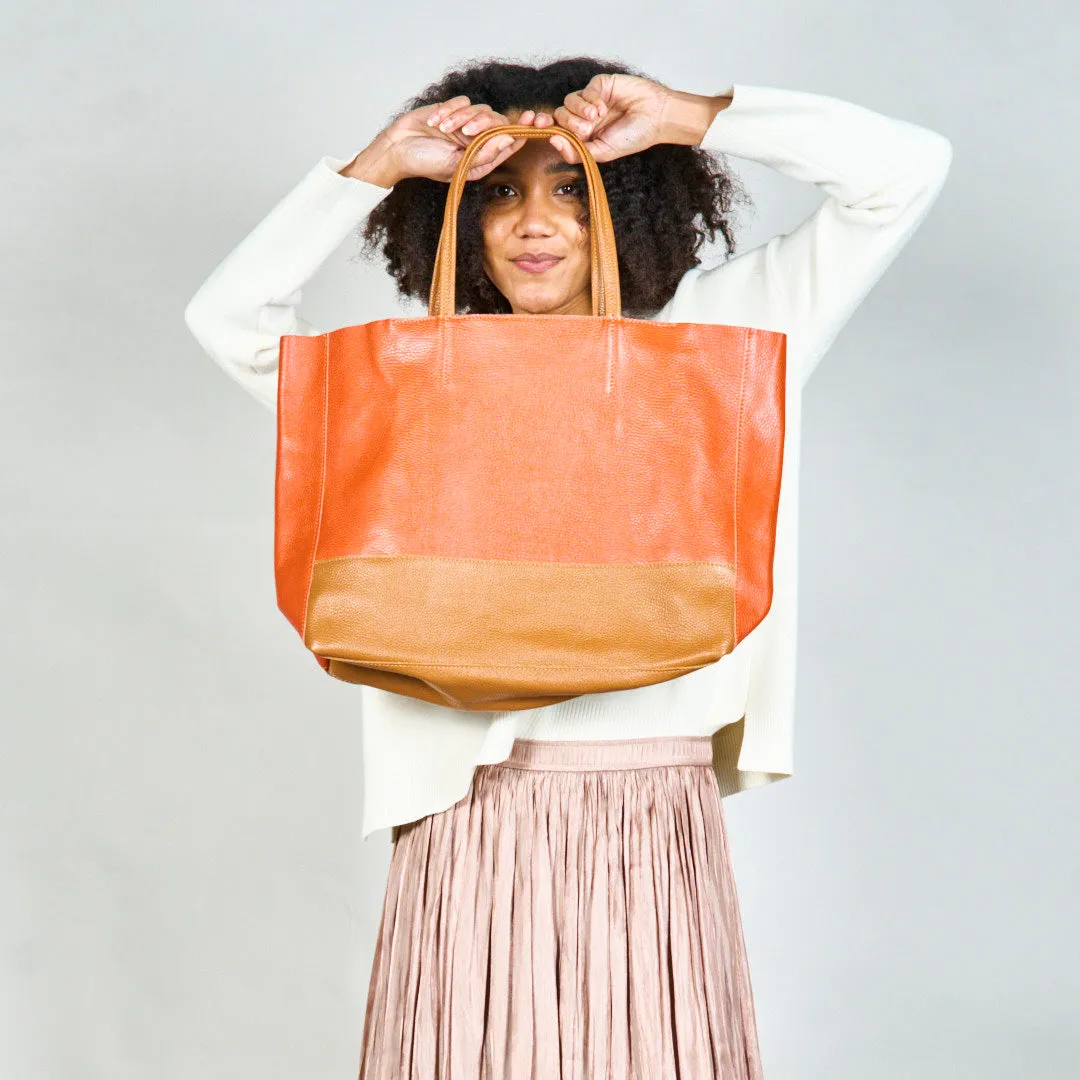 Elegant tote bag with sturdy handles wholesale