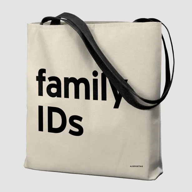 Family IDs - Tote Bag