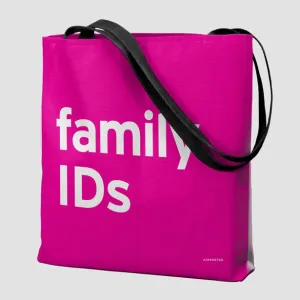 Family IDs - Tote Bag