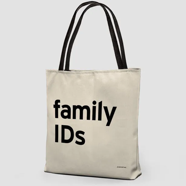 Family IDs - Tote Bag