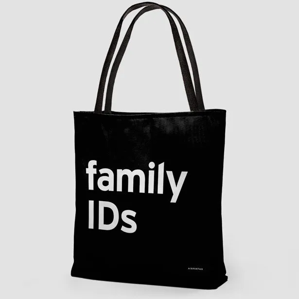 Family IDs - Tote Bag